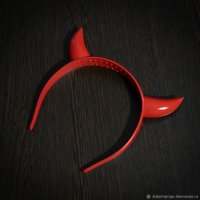 Red Evil Devil Horns