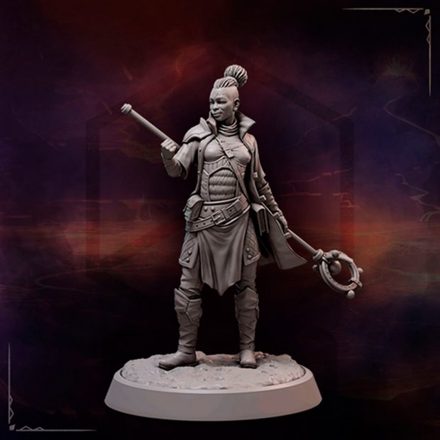 Amelia Feyd, Sorceress of the Summoning School Figure (Unpainted)