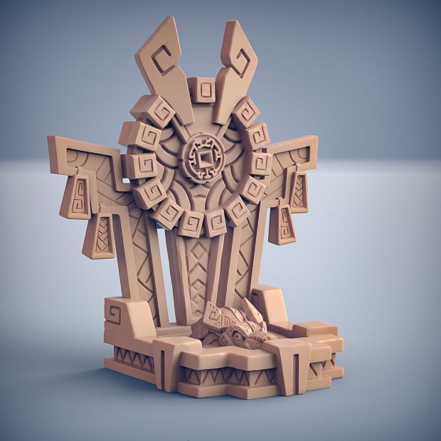 Goldmaw Lizards Shrine Figure (Unpainted)
