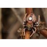 Copper Steampunk Spider Brooch