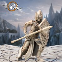 Elite Elf Soldier Figure (Unpainted)
