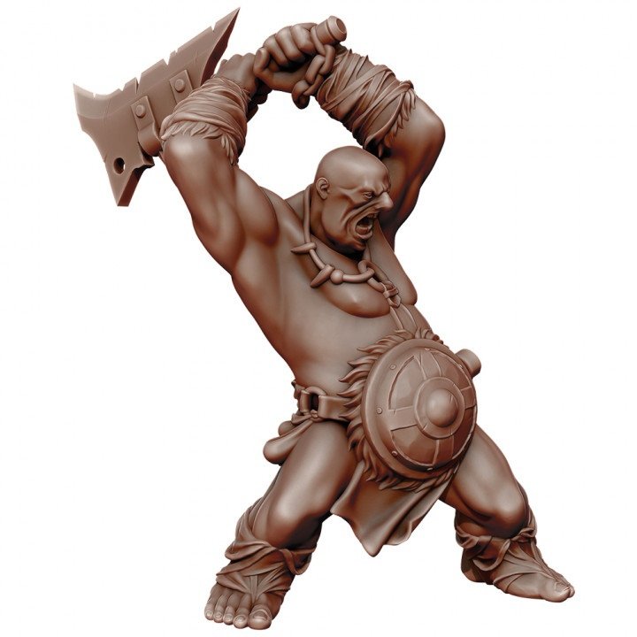 Ogre with cleaver Figure (Unpainted)
