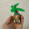 Resting Adenium Flower Figure
