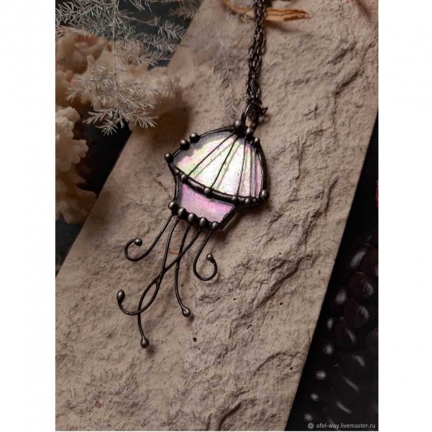 Jellyfish - Soap Bubble Necklace