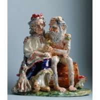 Baba Yaga And Leshy Figure