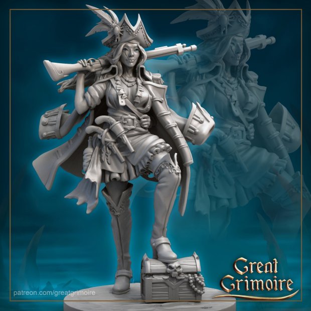 Captain broken mask Figure (Unpainted)