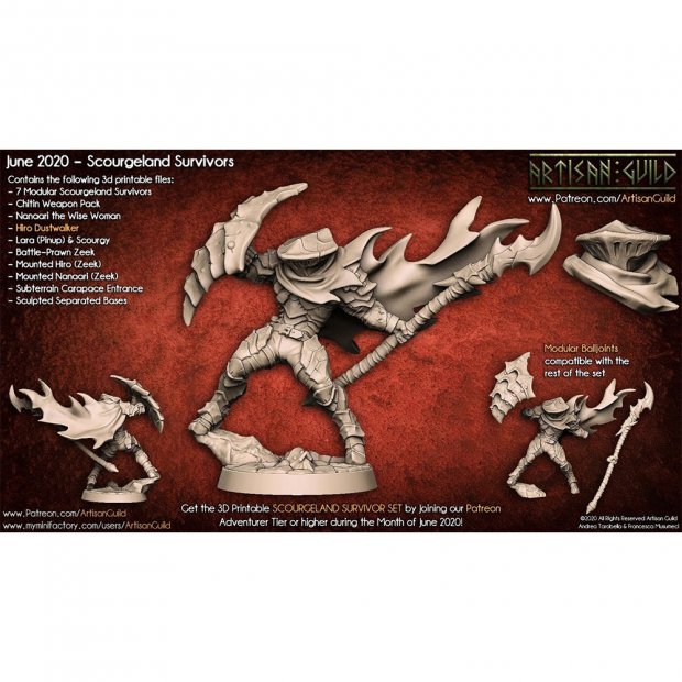 Hiro Dustwalker Figure (Unpainted)