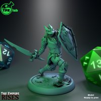 Dragonborn Knight 02 Figure (Unpainted)