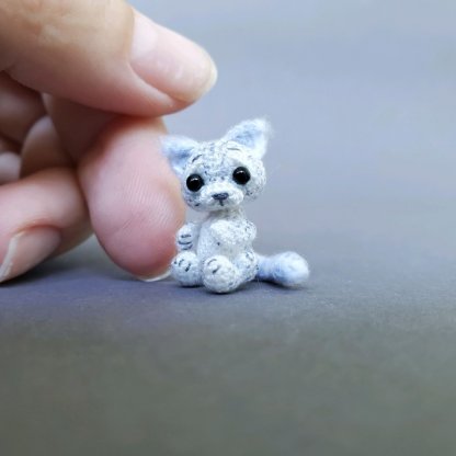 Micro Snow Leopard Plush Toy