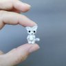 Micro Snow Leopard Plush Toy