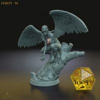 The Harmful Harpy Figure (Unpainted)