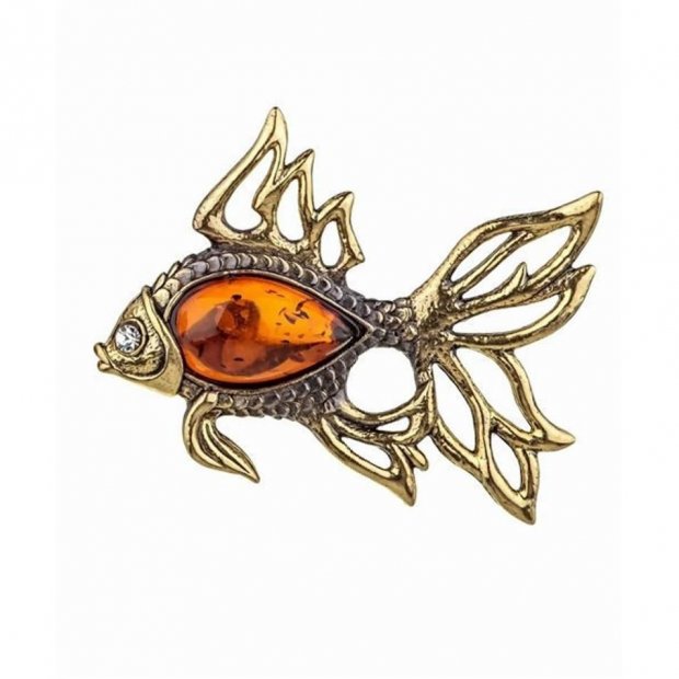 Goldfish Brooch