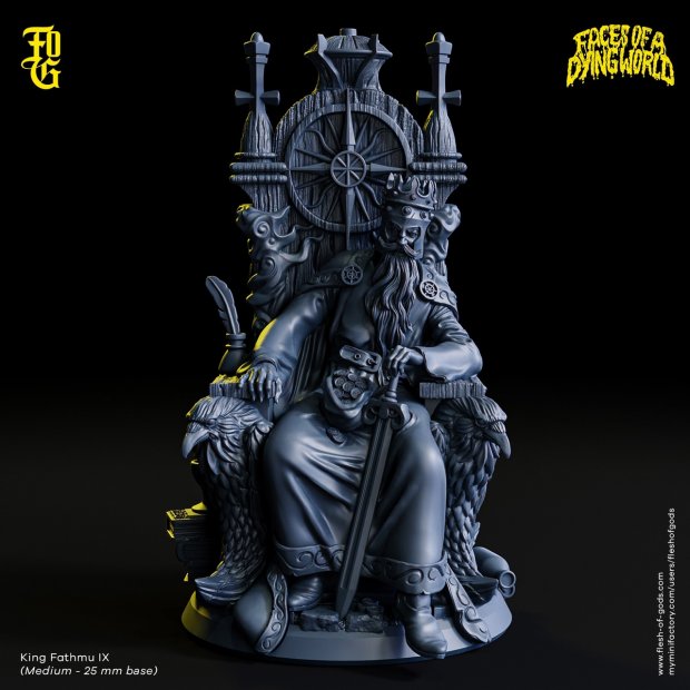 King Fathmu IX Figure (Unpainted)