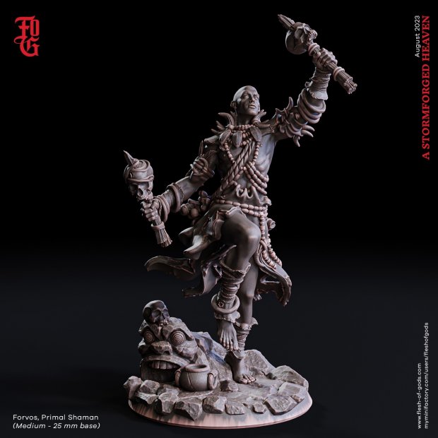 Forvos - Primal Shaman Figure (Unpainted)