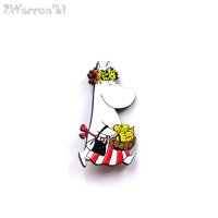 The Moomins - Moominmamma with Basket Brooch