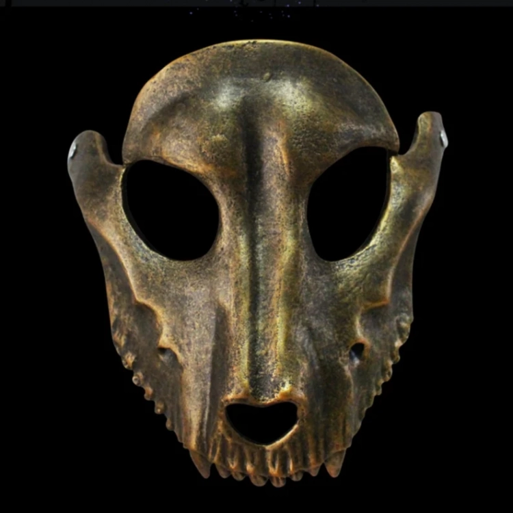 Copper Skull Face Mask