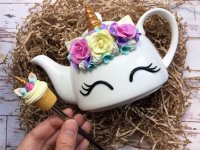 Fairy Tale Teapot And Spoon