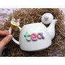 Handmade Fairy Tale Teapot And Spoon