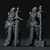 Angela Hammer Figure (Unpainted)