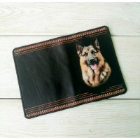 Handmade Sheepdog Passport Cover