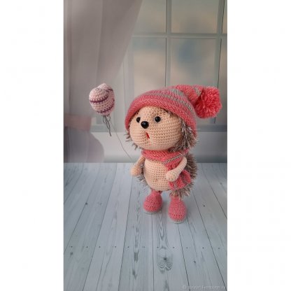 Hedgehog With Balloon Plush Toy