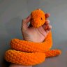 Tangerine Snake Plush Toy