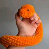 Tangerine Snake Plush Toy