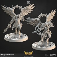 Winged Justiciars Figure (Unpainted)