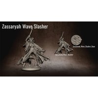 Zassaryah Wave Slasher Figure (Unpainted)