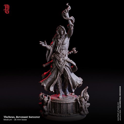 Tabias, the Revenant Wizard Figure (Unpainted)