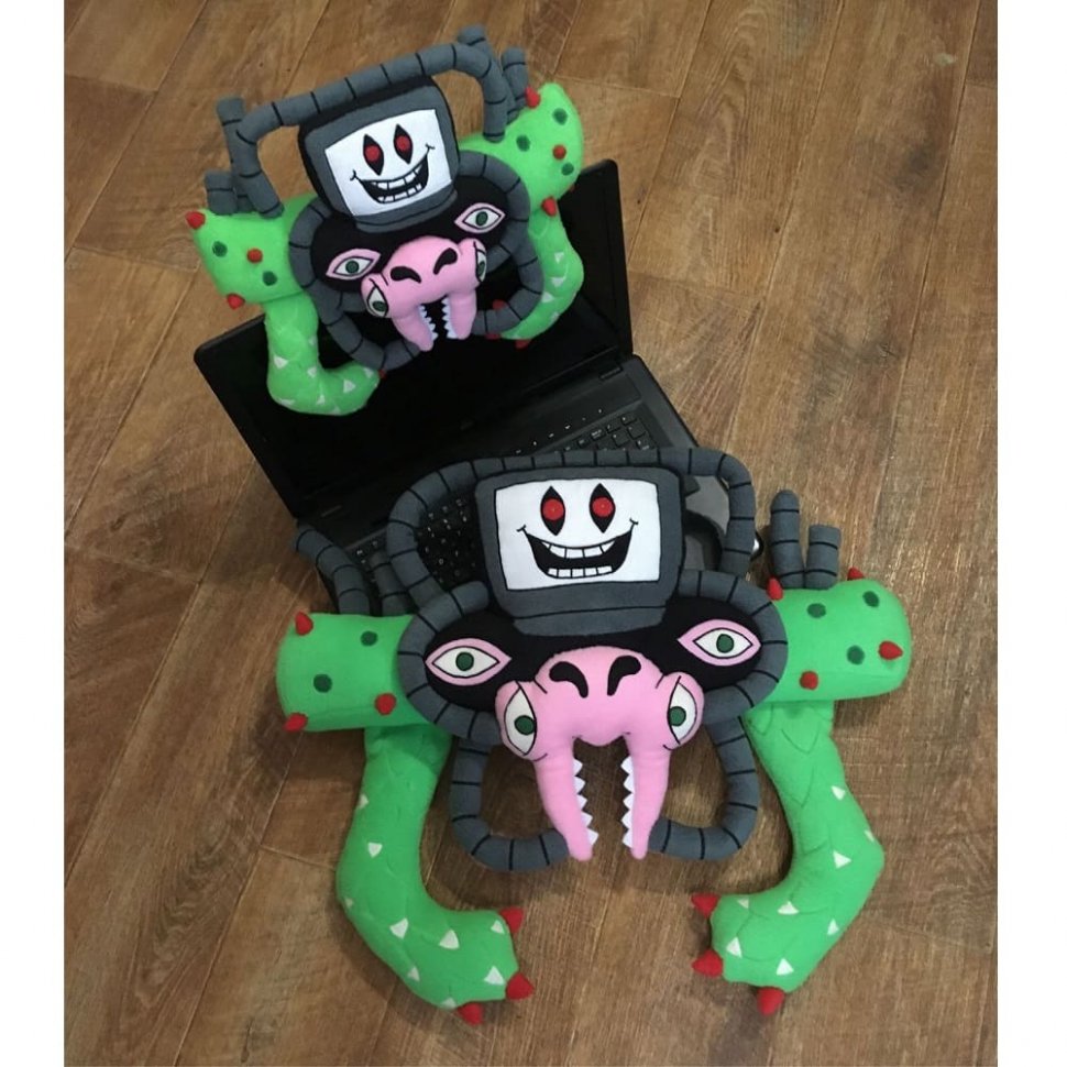 Undertale - Flowey Boss Creepy Face Death Handmade Plush Toy Buy