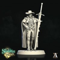 Evil hunter with a huge sword Figure (Unpainted)