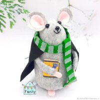 Handmade Mouse Draco Malfoy Plush Toy