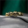 Ennea with Skulls Ring