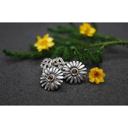 Handmade Chamomiles Earrings