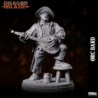 Orc Bard Figure (Unpainted)