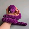 Purple Snake Plush Toy