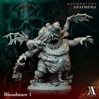 Bloody Mouth, a Monster with a Chain Figure (Unpainted)