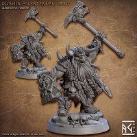 Durnir - Berserker Lord Figure (Unpainted)