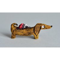 Dachshund Taxi Figure