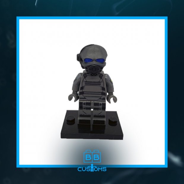 Sci-Fi Soldier Building Brick Minifigure V2