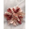Scarlet Flower Brooch