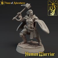 Human Warrior Figure (Unpainted)