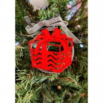Gift Box 3D Printed Christmas Ornament
