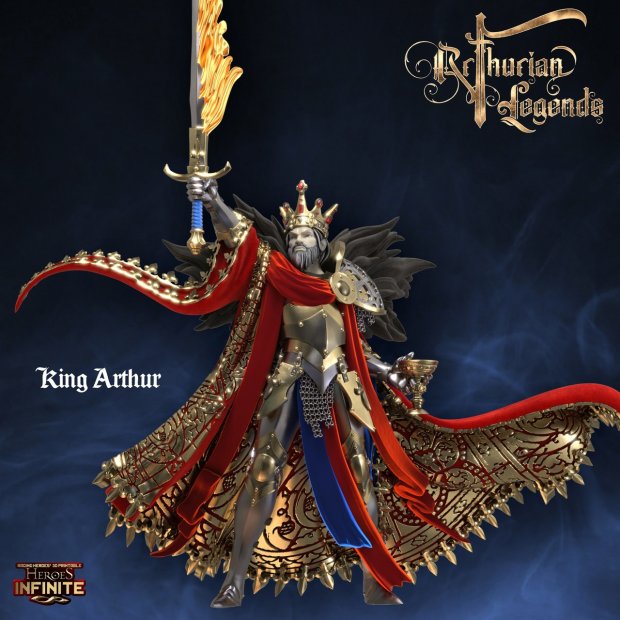 King Arthur Figure (Unpainted)