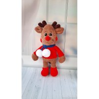 Christmas Deer (35 cm) Plush Toy