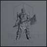 Barbarian Rogdal Onyx, A Stone Half-Giant Figure (Unpainted)