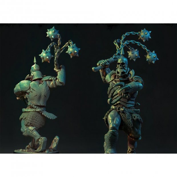 Purgsh - black orc executor Figure (Unpainted)