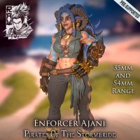 Enforcer Ajani Figure (Unpainted)