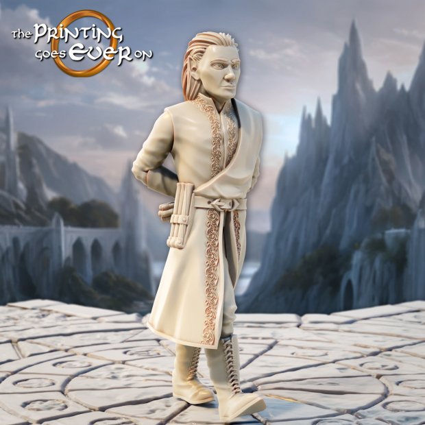 Elf aristocrat Figure (Unpainted)
